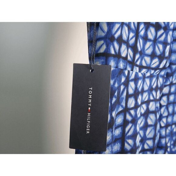 TOMMY HILFIGER Women's Island Tile Chiffon Maxi Dress Size 2 - Picture 5 of 12